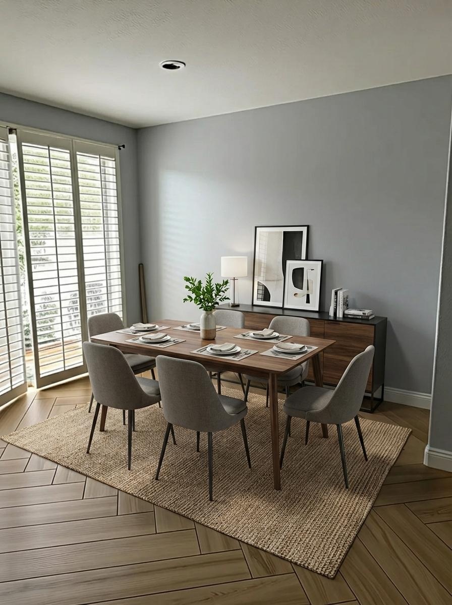 Dining area — staged